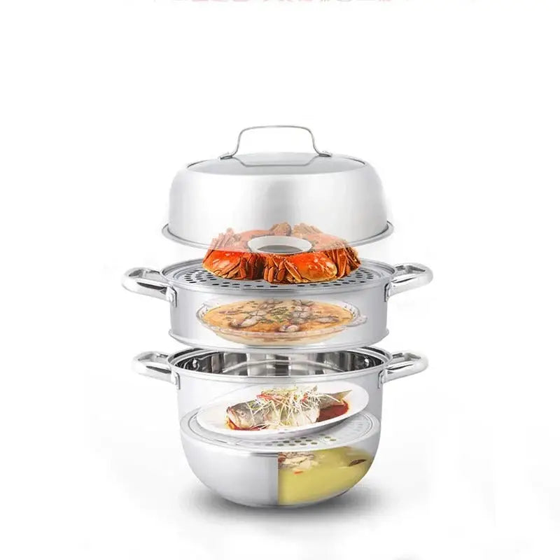 Zhang Xiao Quan 28cm 3-Tier Steamer - Home & Garden > Kitchenware