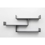 ZURICH MULTI LEVEL SHELF KIT (GRAPHITE) - Furniture > Living Room