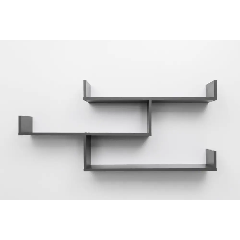 ZURICH MULTI LEVEL SHELF KIT (GRAPHITE) - Furniture > Living Room
