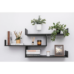 ZURICH MULTI LEVEL SHELF KIT (NORDIC ASH) - Furniture > Living Room