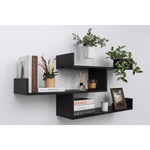 ZURICH MULTI LEVEL SHELF KIT (NORDIC ASH) - Furniture > Living Room