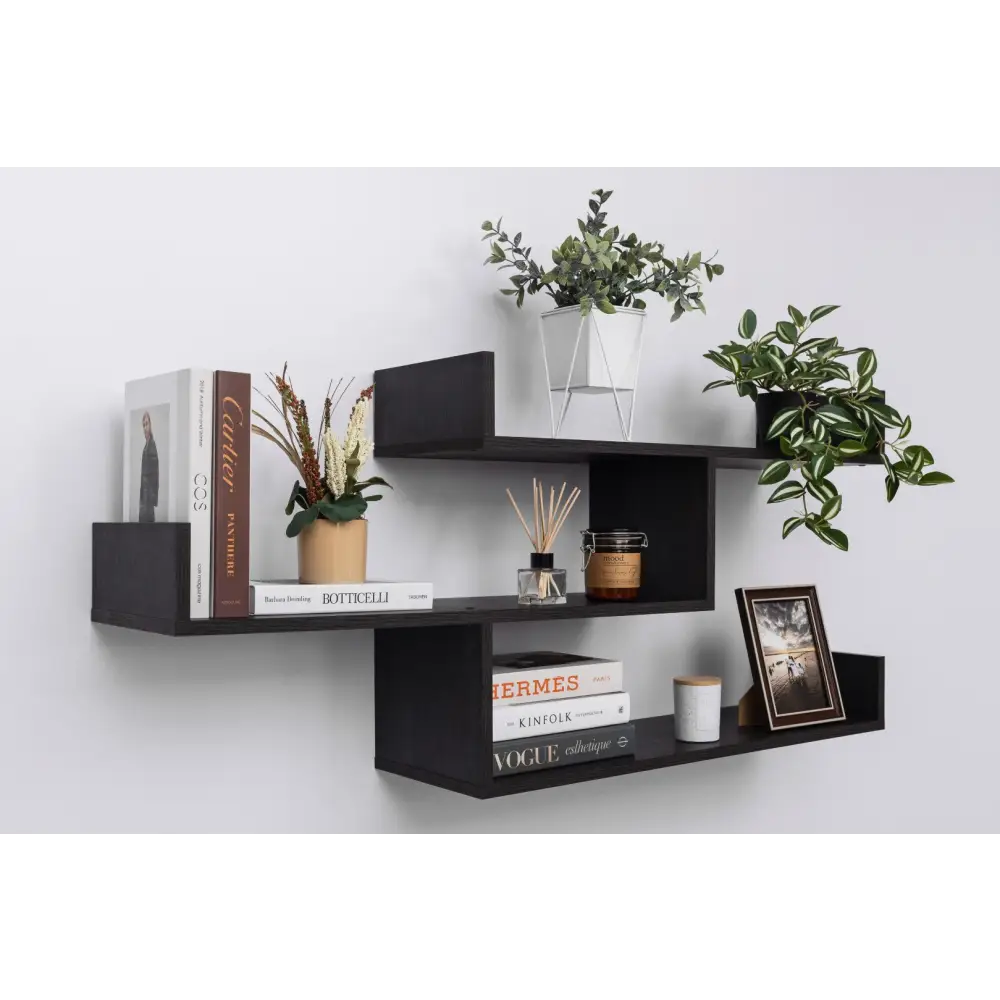 ZURICH MULTI LEVEL SHELF KIT (NORDIC ASH) - Furniture > Living Room