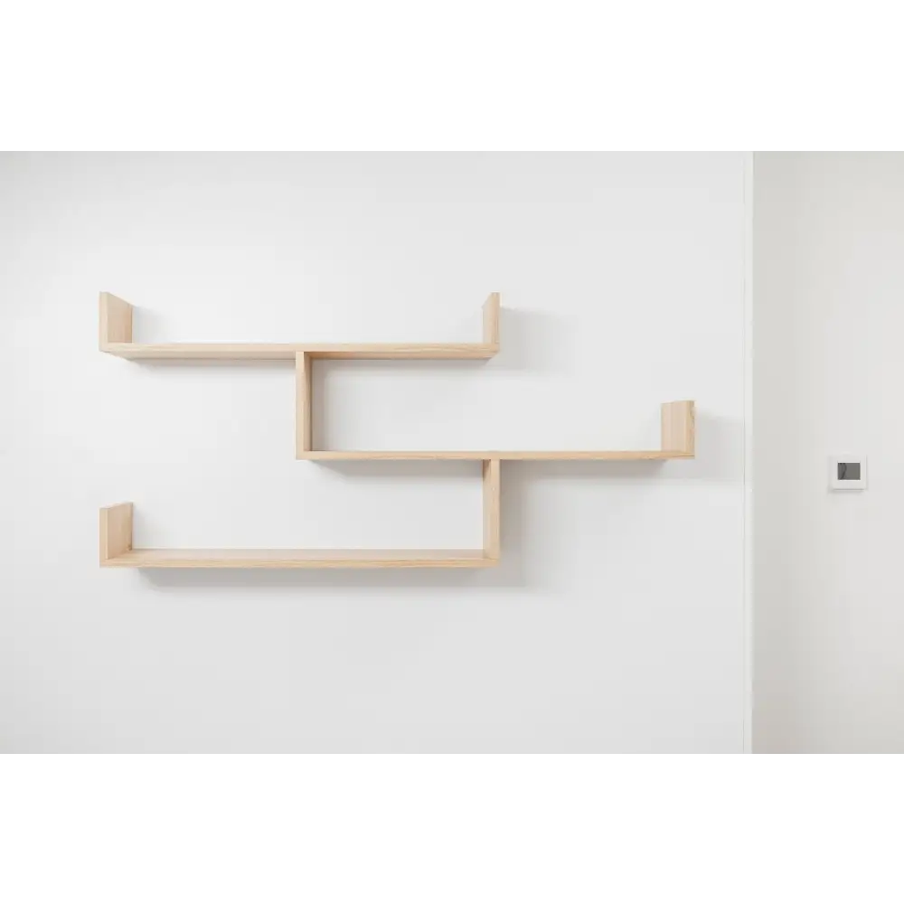 ZURICH MULTI LEVEL SHELF KIT (OAK) - Furniture > Living Room