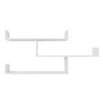 ZURICH MULTI LEVEL SHELF KIT (WHITE) - Furniture > Living Room