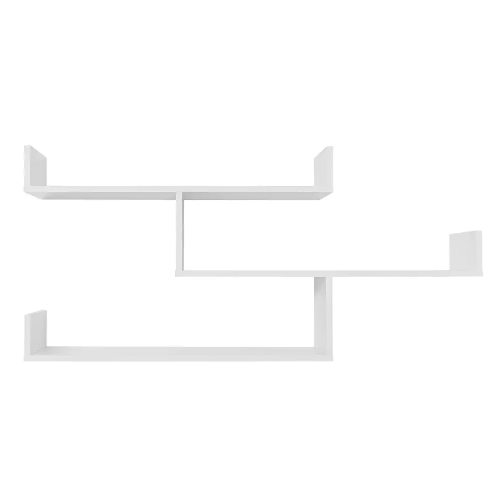 ZURICH MULTI LEVEL SHELF KIT (WHITE) - Furniture > Living Room