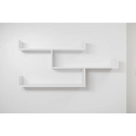 ZURICH MULTI LEVEL SHELF KIT (WHITE) - Furniture > Living Room