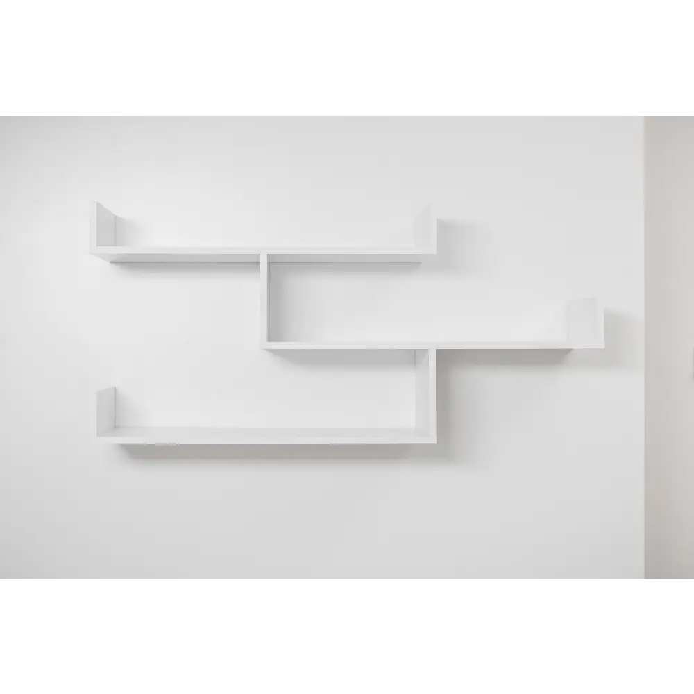 ZURICH MULTI LEVEL SHELF KIT (WHITE) - Furniture > Living Room